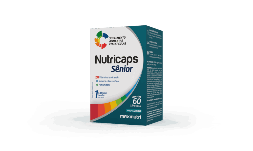 Polivitamínico Nutricaps Senior 60 capsulas - Maxinutri - Imagem 3