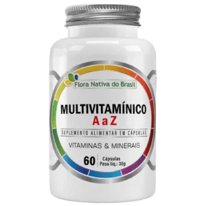 Multivitaminico A a Z 500mg 60 Capsulas - Flora Nativa