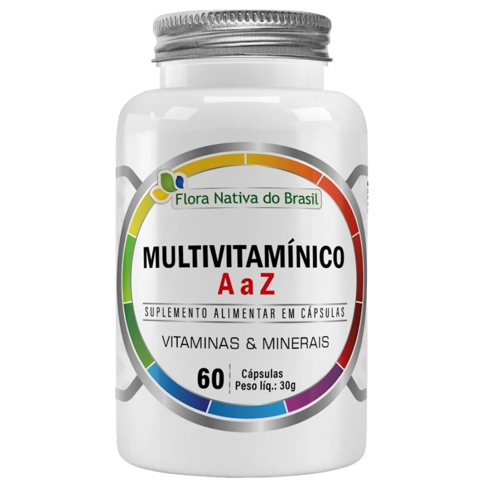 Multivitaminico A a Z 500mg 60 Capsulas - Flora Nativa