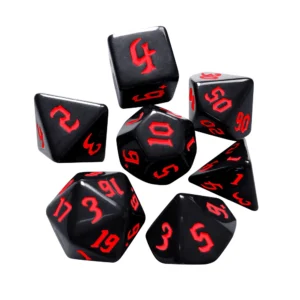 Dados 7 Peças d4 d6 d8 d10 d12